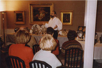 1997. Lecture and exhibition in Hillwood Museum. Washington, USA.